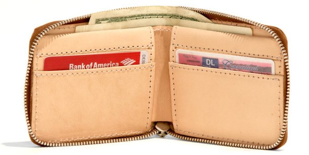 Billykirk Leather Zip Wallet