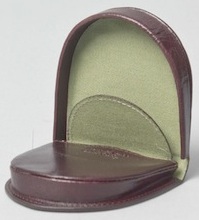 Clam Shell Coin Wallet Brown