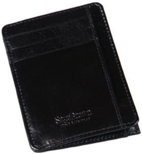 Magnetic Card Wallet Black