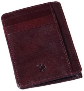 Magnetic Card Wallet Burgundy