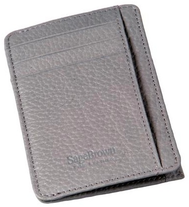 Magnetic Card Wallet Grey