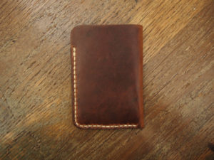 Decade Leather Card Case Back