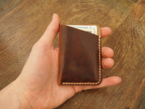 Decade Leather Card Case Size