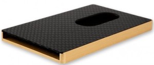 Fibre Card Case Gold