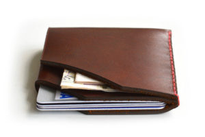 Wingback Wallet Dark Brown