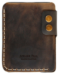 Atelier Pall - Double Snap Wallet Brown