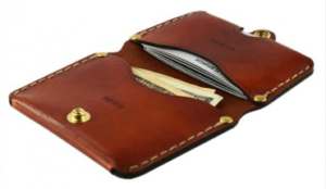 Fold Wallet Tan Open